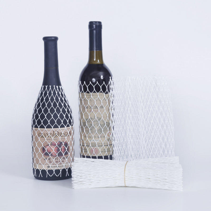 Lange elastische plastic hoes voor wijnflessen