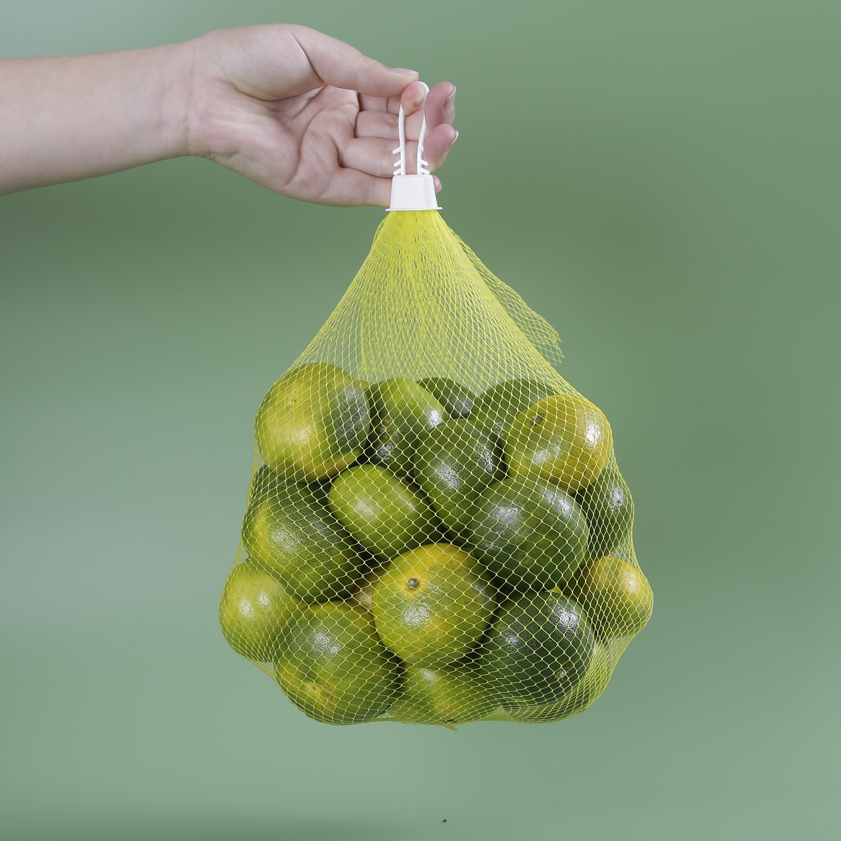 Geëxtrudeerde mesh plastic netzakken in rolverpakkingen Knoflook Ui Fruit Eieren Buisvormige Mesh Sleeve Bags